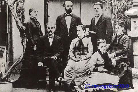 1879年頃日本組合岡山教会の宣教師たち